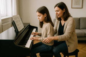 Jak nauka śpiewu i nauka gry na pianinie w Poznaniu rozwijają muzyczne umiejętności dzieci i dorosłych?